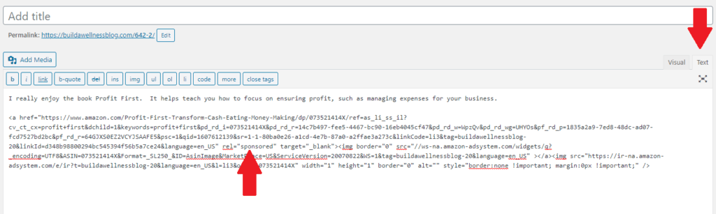 How to Add Amazon Affiliate Images and Alt Text in WordPress