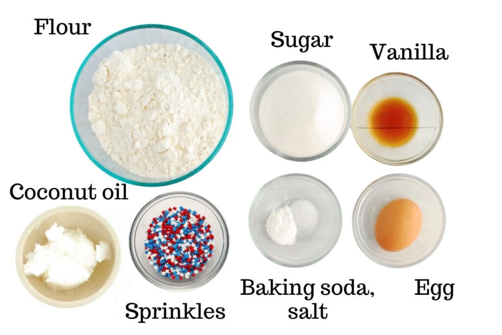 Ingredients for a recipe where one ingredient is AI generated.